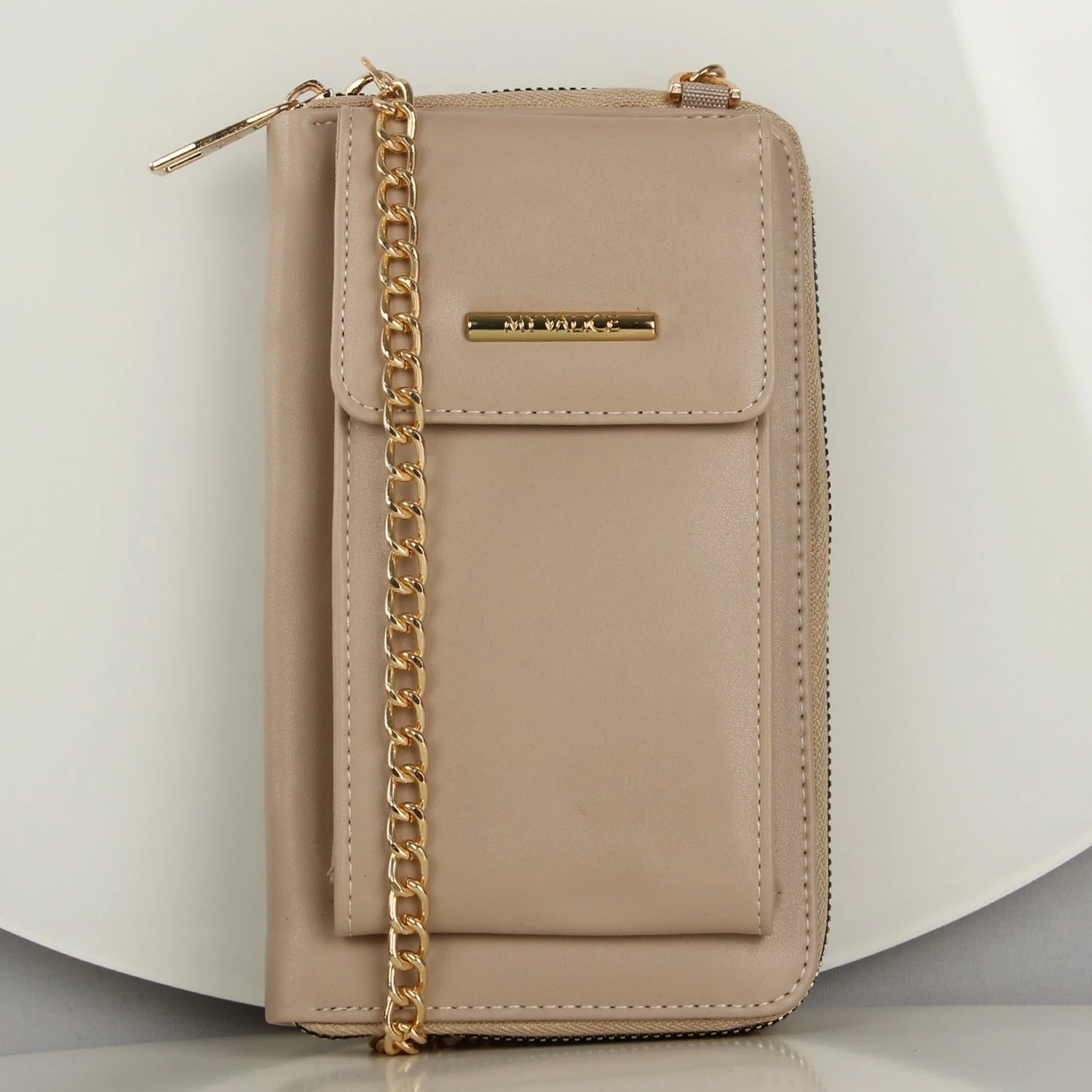 Kuletë-crossbody Zoozie Bags, ngjyrë mink, 1128