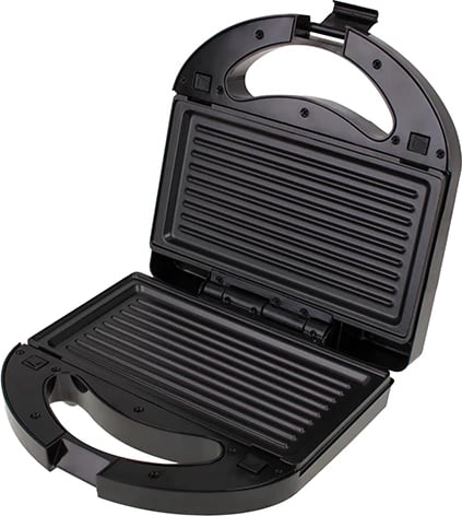 Aparat sandviçi/grilli/wafflesh 3‑në‑1, Mesko, MS 3045, 750–1000W, pllaka të këmbyeshme, zezë‑argjend