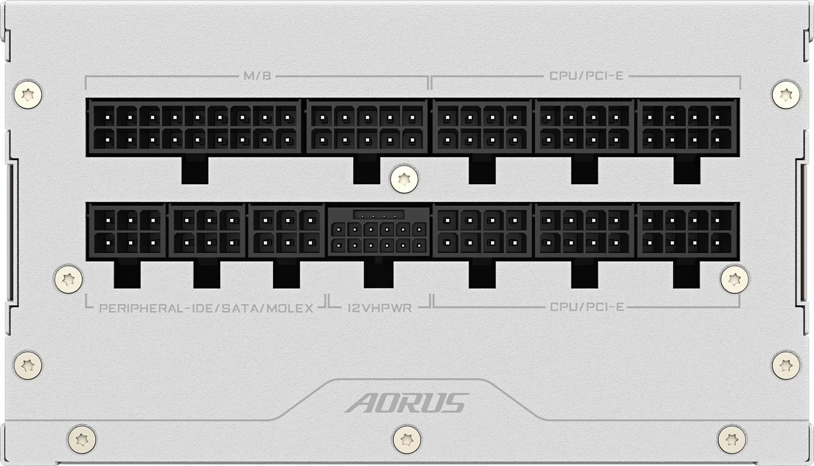 Furnizues energjie Gigabyte AORUS ELITE AE1000PM PG5 1000W, 80 Plus Platinum, bardhë