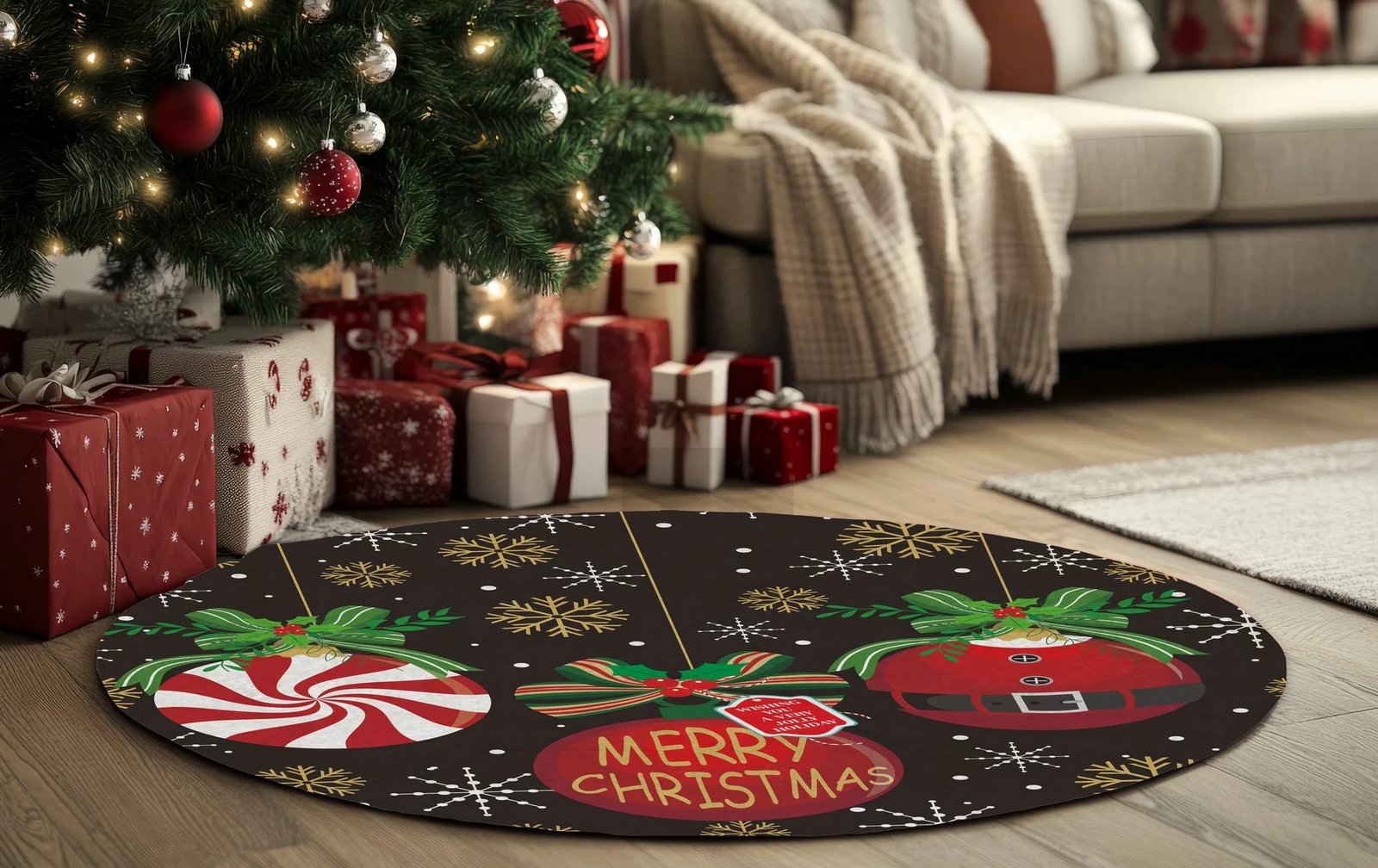 Qilim Krishtlindjesh, shumëngjyrësh, 100x100cm, Conceptum Hypnose, Crp-Yrlk26-14