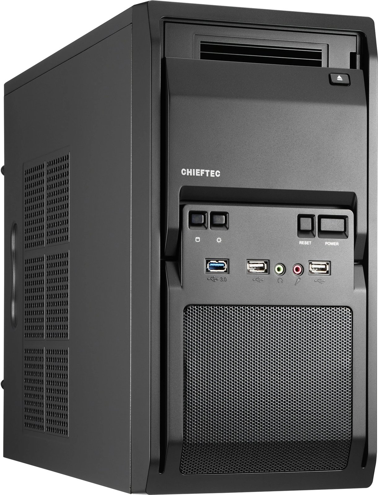 Kasë Chieftec Libra Serie LT-01B-350GPB, mini tower, 350W, e zezë