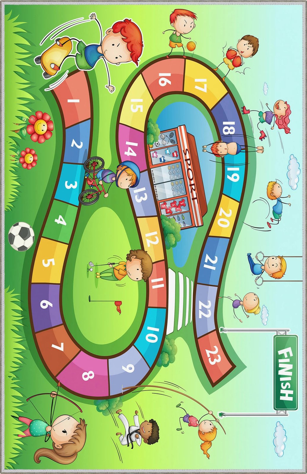 Qilim për korridor, shumëngjyrësh, Conceptum Hypnose, WOOKECE095, 80x150cm