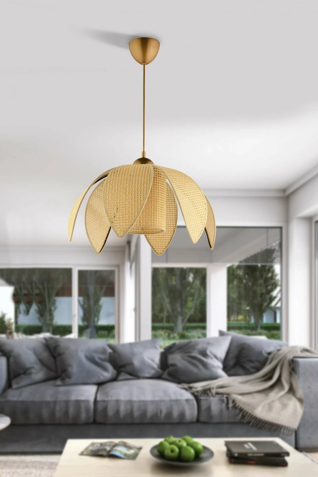 Llambë tavani Opviq, krem dhe ari, 64895