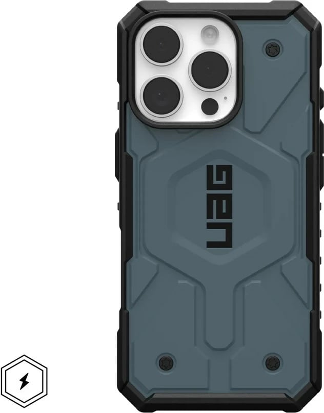 Mbështjellës Urban Armor Gear Pathfinder për celular Apple, 16 cm (6.3"), TPU, Blu