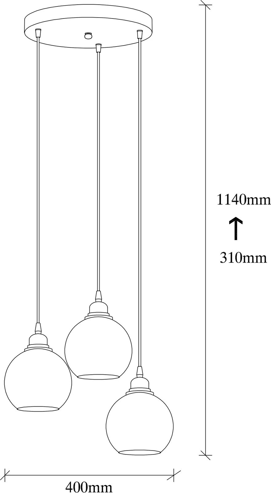 Llambë tavani industriale Opviq, ngjyrë fume, 011