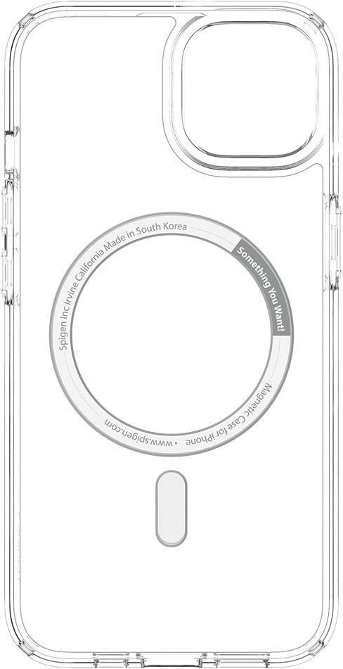 Mbështjellës Spigen Ultra Hybrid Mag për iPhone 13, MagSafe, Transparent/Bardhë