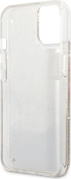 Mbështjellës Guess Paisley Liquid Glitter për iPhone 13 mini 5.4", Gold