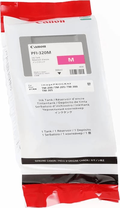Rezervuar boje, Canon, PFI-320M / 2892C001, 300 ml, XL, Magenta