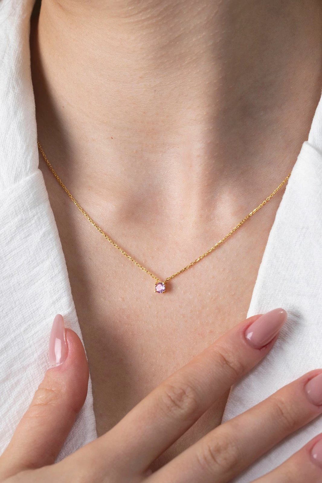 Varëse argjendi Elika Silver, ngjyrë rozë, TFNY65235