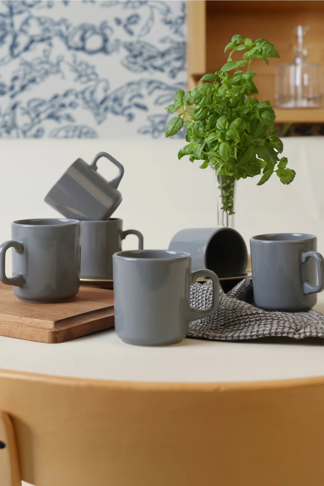 Set filxhanash çaji (6 copë), Hermia Concept, X00017624, ngjyrë gri Set filxhanash çaji (6 copë), Hermia Concept, X00017624, ngjyrë gri