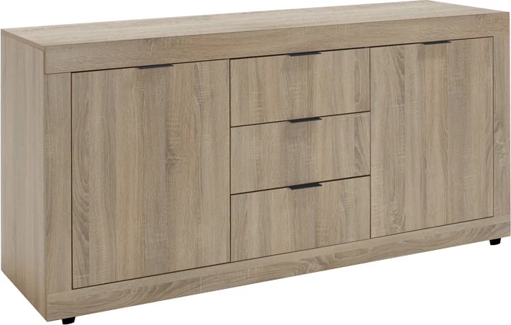 Bufe Doha, ngjyrë sonoma, 180x45x80.5cm