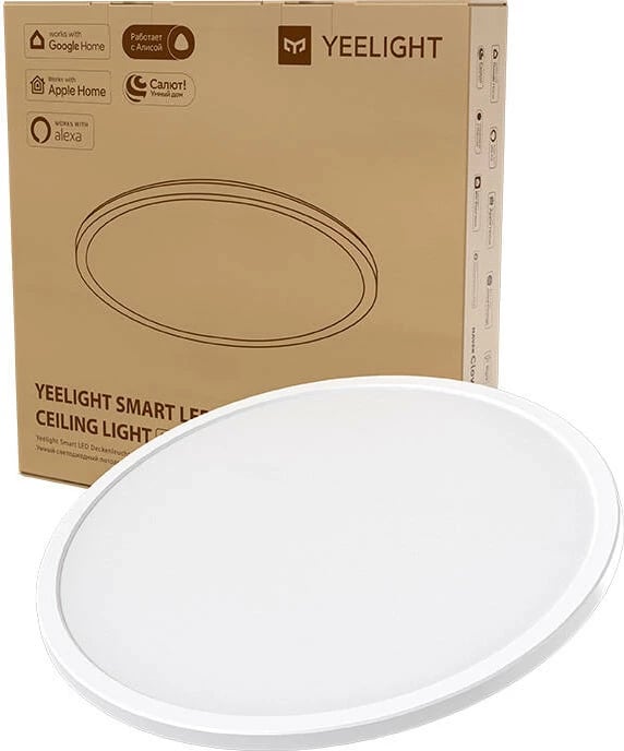 Llambë tavanore smart Yeelight C2201C300 YLXDD-0033, 21W, 1600 lm, 2700-6500K, Wi‑Fi/Bluetooth, IP54, Ø300 mm