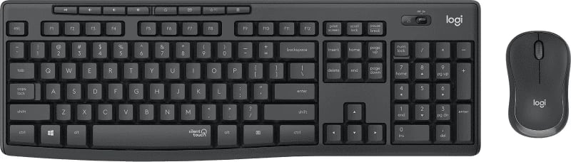 Set tastierë dhe maus, Logitech MK295 Silent 920-009794, GER layout, lidhje USB Type-A, e zezë