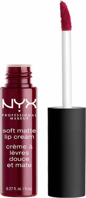 Buzëkuq i lëngshëm NYX Soft Matte Lip Cream Copenhagen 8ml