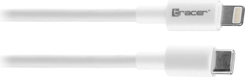 Kabllo Tracer USB Type-C në Lightning, 1m, e bardhë Kabllo Tracer USB Type-C në Lightning, 1m, e bardhë