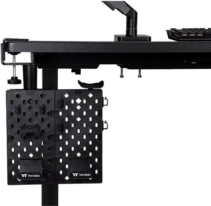 Pegboard gaming Thermaltake i vogël, çelik, i zi