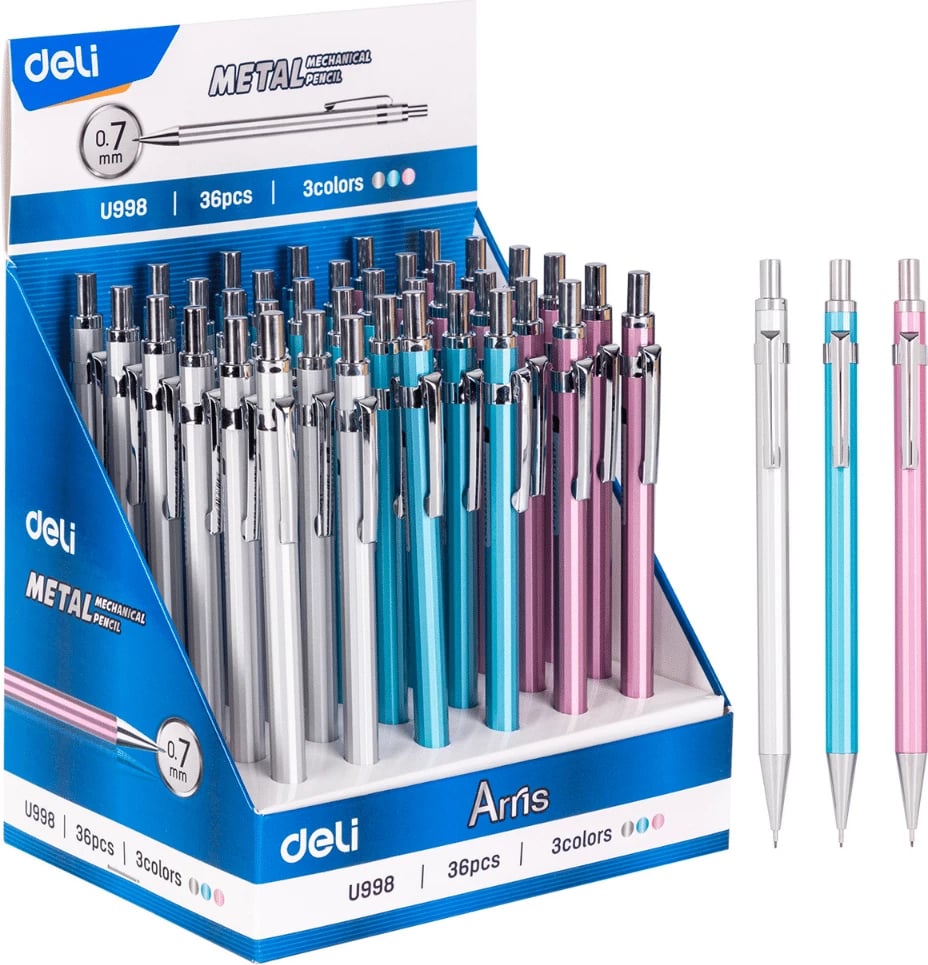 DELI LAPS TEKNIK METALIK 0.7 1/24 U998