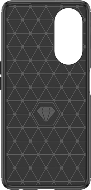 Mbështjellës Hurtel Carbon Case për Oppo A98 5G, i zi