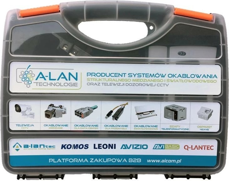 Set veglash instaluesi ALANTEC NI038 me tester kabllosh, krimpues, stripper dhe konektorë RJ45