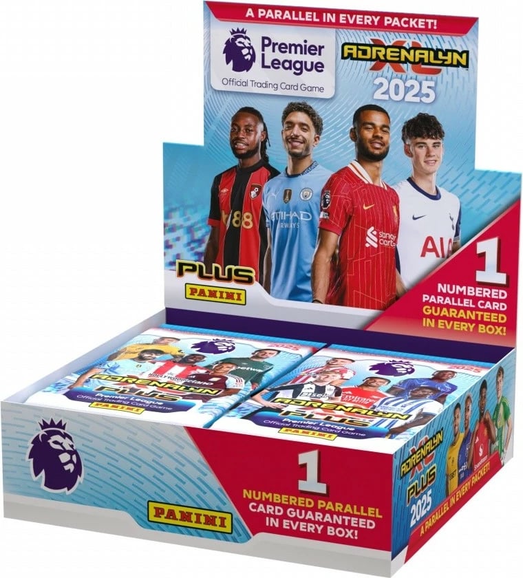 Set kartash koleksionuese Panini Premier League PLUS 2025, 24 copë