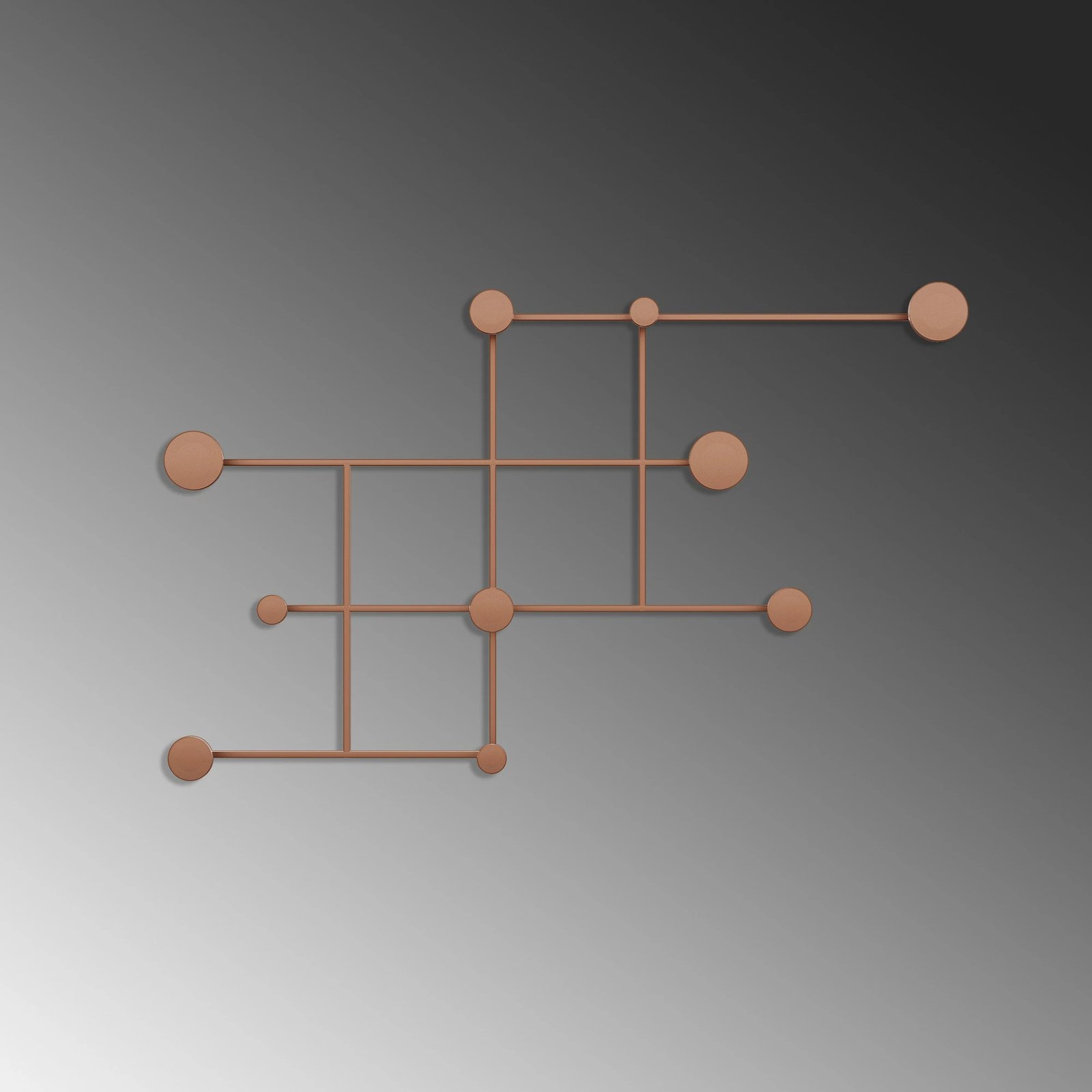 Varëse muri metalike, ngjyrë bakri, Wallity Fatara-C