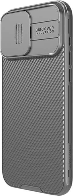 Mbështjellës Nillkin CamShield Pro për iPhone 16 Pro, gri