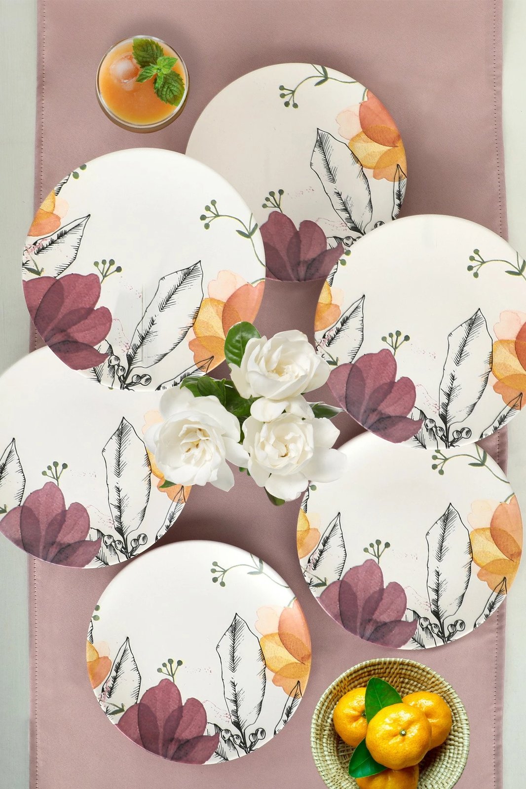 Set për shërbim torte, 6 copë, Hermia Concept, ST040206F022AJ47700MASD400