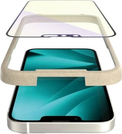 Xham mbrojtës PanzerGlass Ultra-Wide Fit me filtër dritë blu dhe aplikator EasyAligner për iPhone 14 Plus / 13 Pro Max