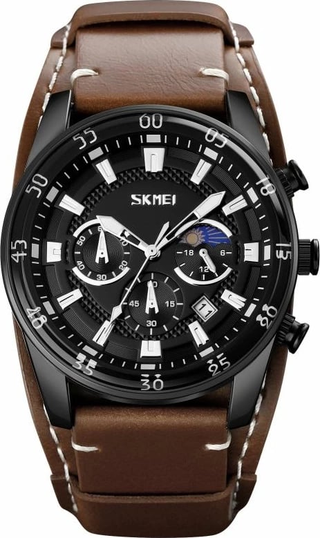 Orë dore për meshkuj Skmei, e zezë