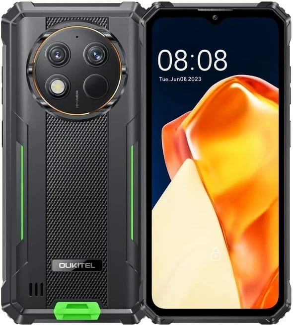 Celular Oukitel G1, 6.52", 6/256GB, 10600 mAh, Jeshil