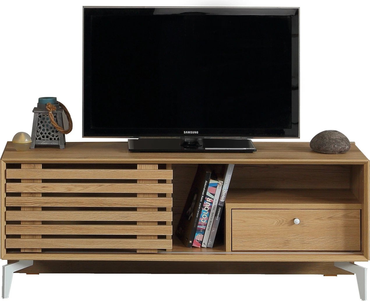 Komodë TV Skye Decor, Lulu 100, ngjyrë lisi