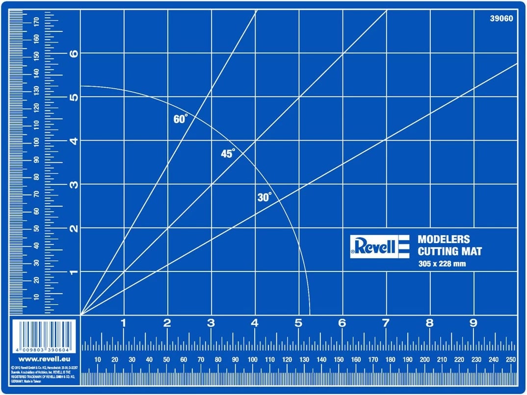 Tapet prerjeje Revell 39056, 30x22 cm, Blu