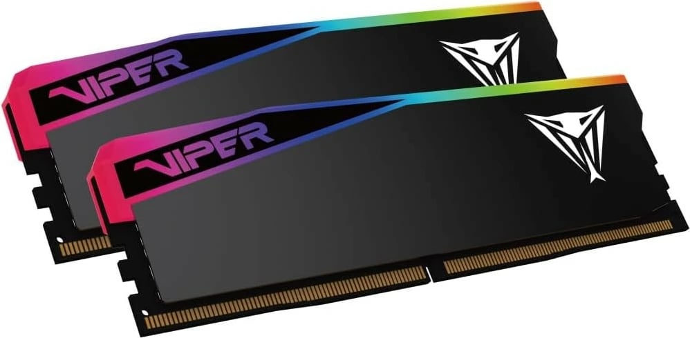 RAM Memorje DDR5 Patriot Viper Elite 5 RGB Ultra VEUR532G6028K 32GB (2x16GB) 6000MHz CL28, me radiator, e zezë