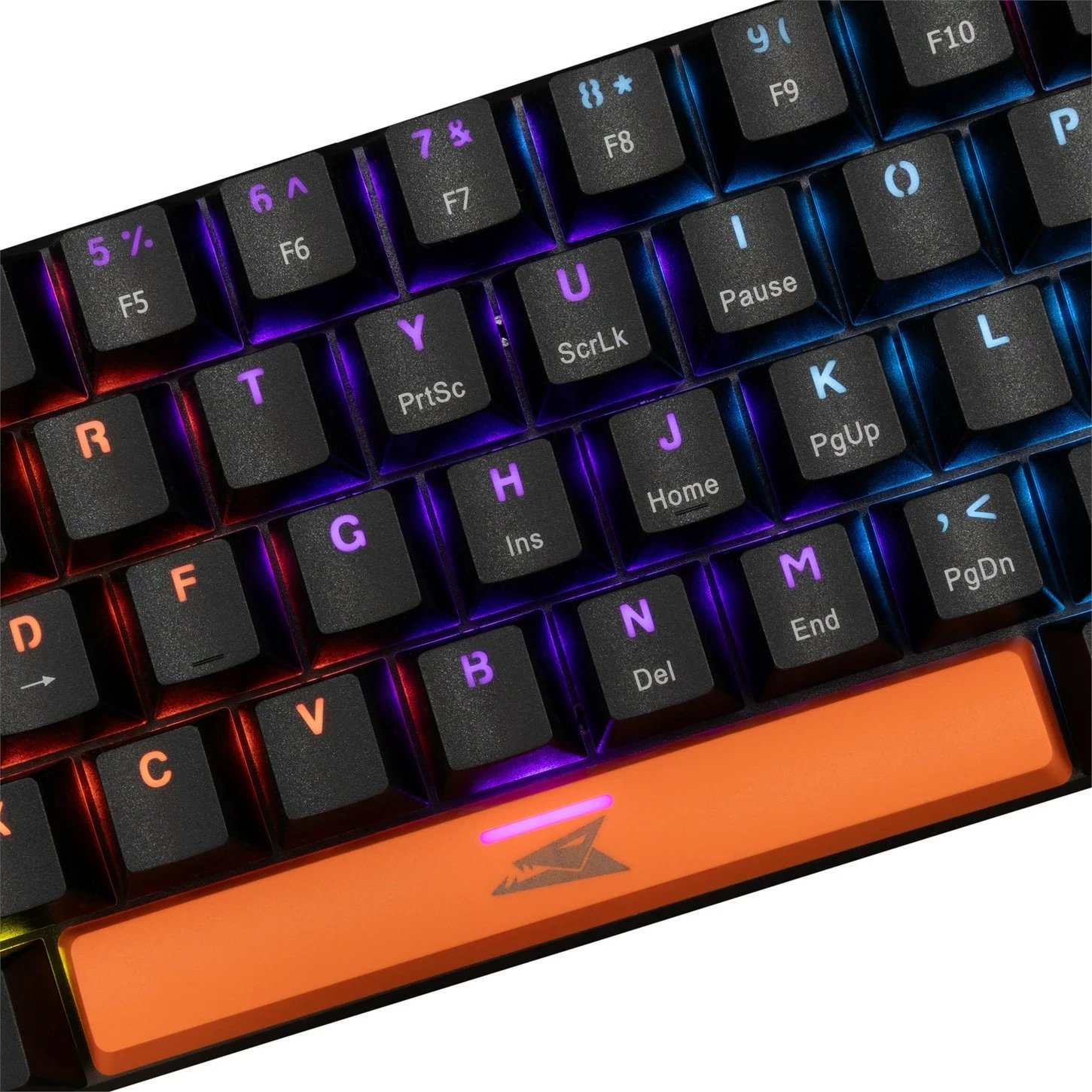 Tastierë Baracuda Dolphin BGK-03121, 60%, blue switch, RGB, USB, e zezë