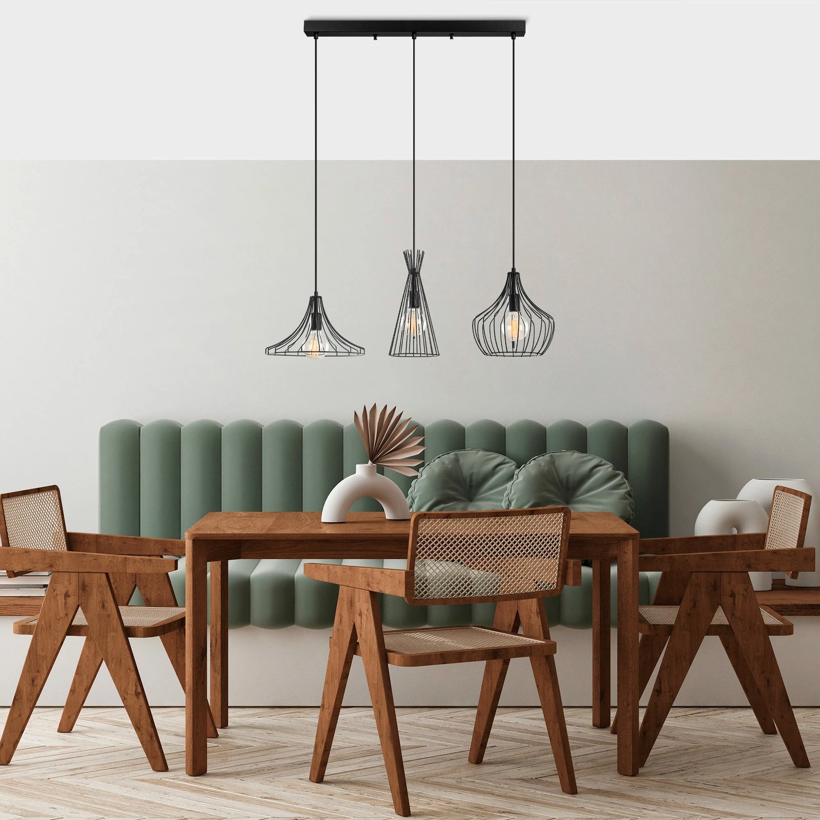 Llambë tavani Opviq Mezopotamya, e zezë, N-1287