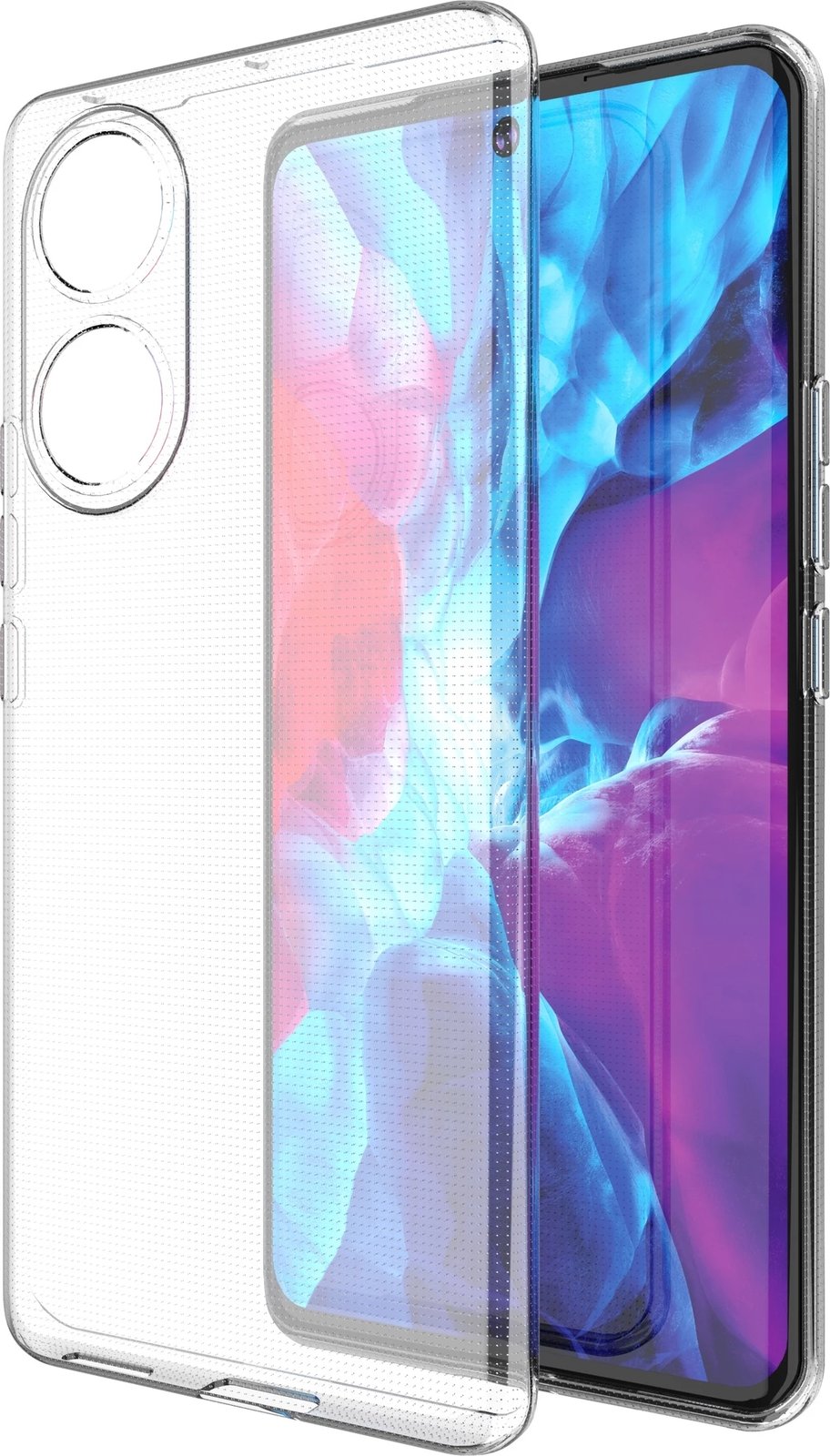 Mbështjellës Hurtel Ultra Clear 0.5mm për Honor 50 Pro, Transparent