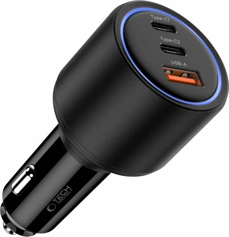 Karikues veture Tech-Protect CC04, 3 porta, 175W, i zi