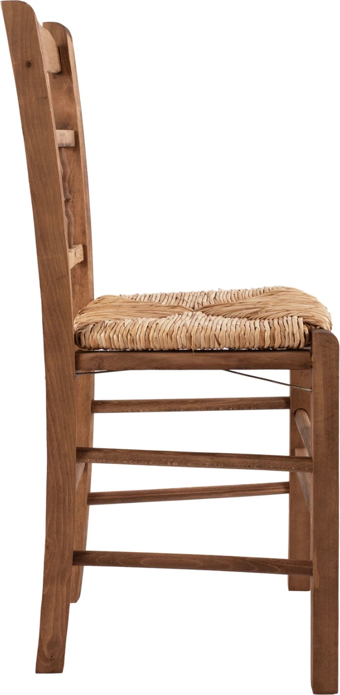 Karrige tradicionale me kashtë, ngjyrë arre, FH10258.01