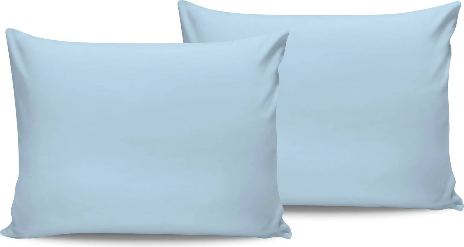 Set këllëfësh jastëku (2 copë), ngjyrë kaltër e lehtë, L'essentiel