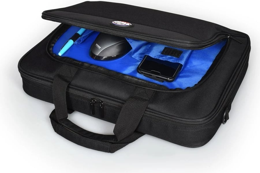 Çantë për laptop Port Desings S15+, 15.4", e zezë  