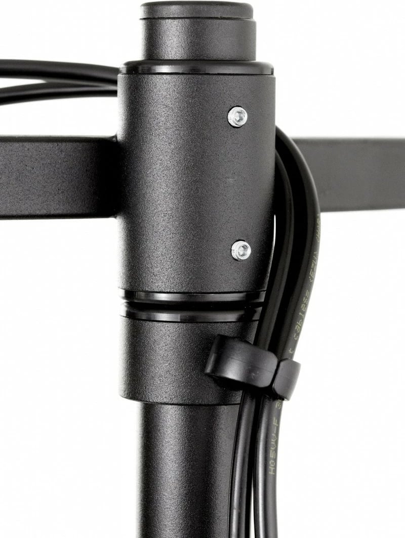 Mbajtëse tavoline për dy monitorë Edbak SV05, 19-27", VESA 75x75/100x100, e zezë