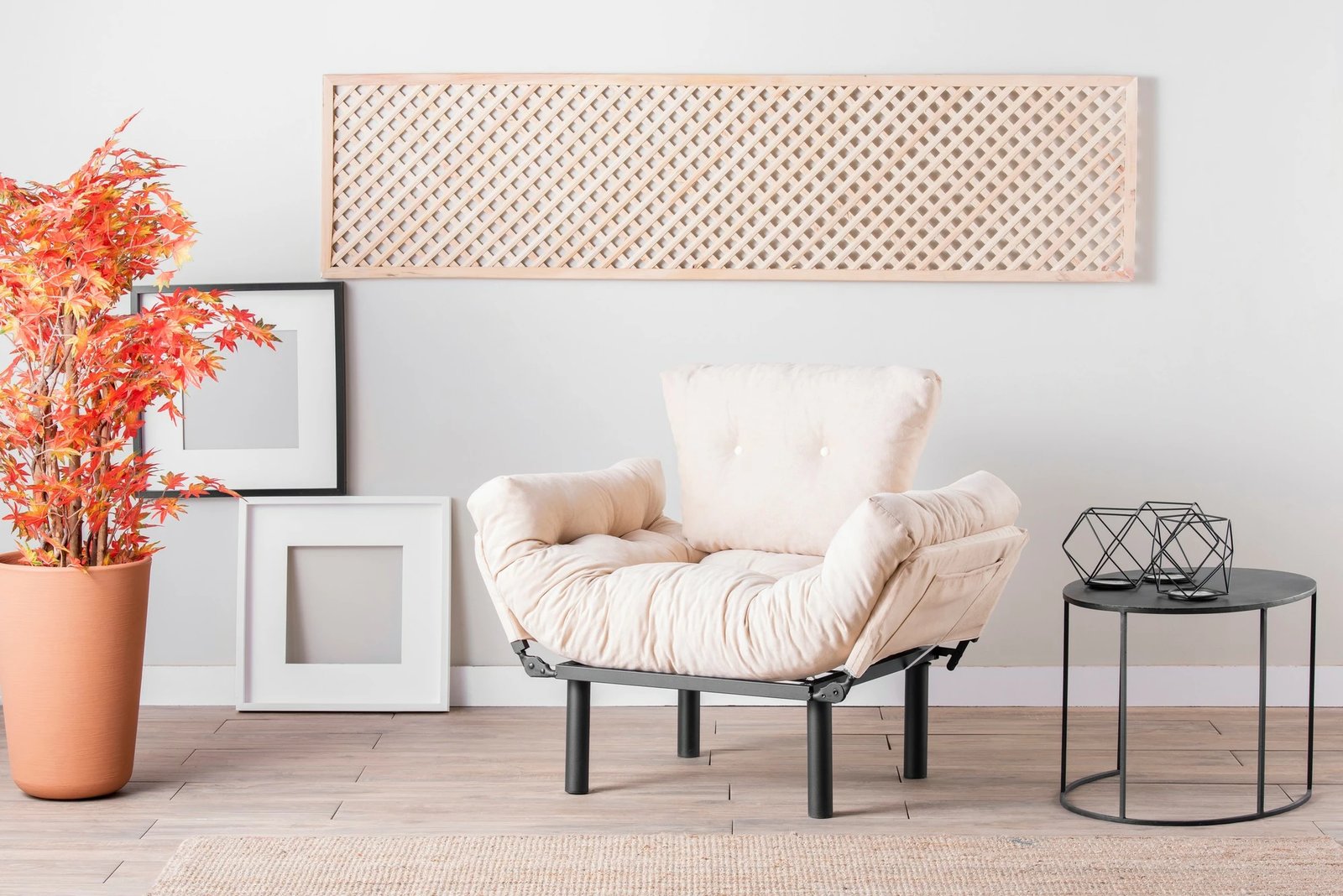 Karrige Wing Nitta, krem, Atelier del Sofa