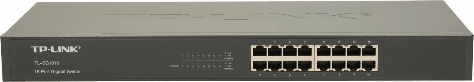 Switch TP-LINK TL-SG1016, 16 porta, 1GbE, Desktop/Rack
