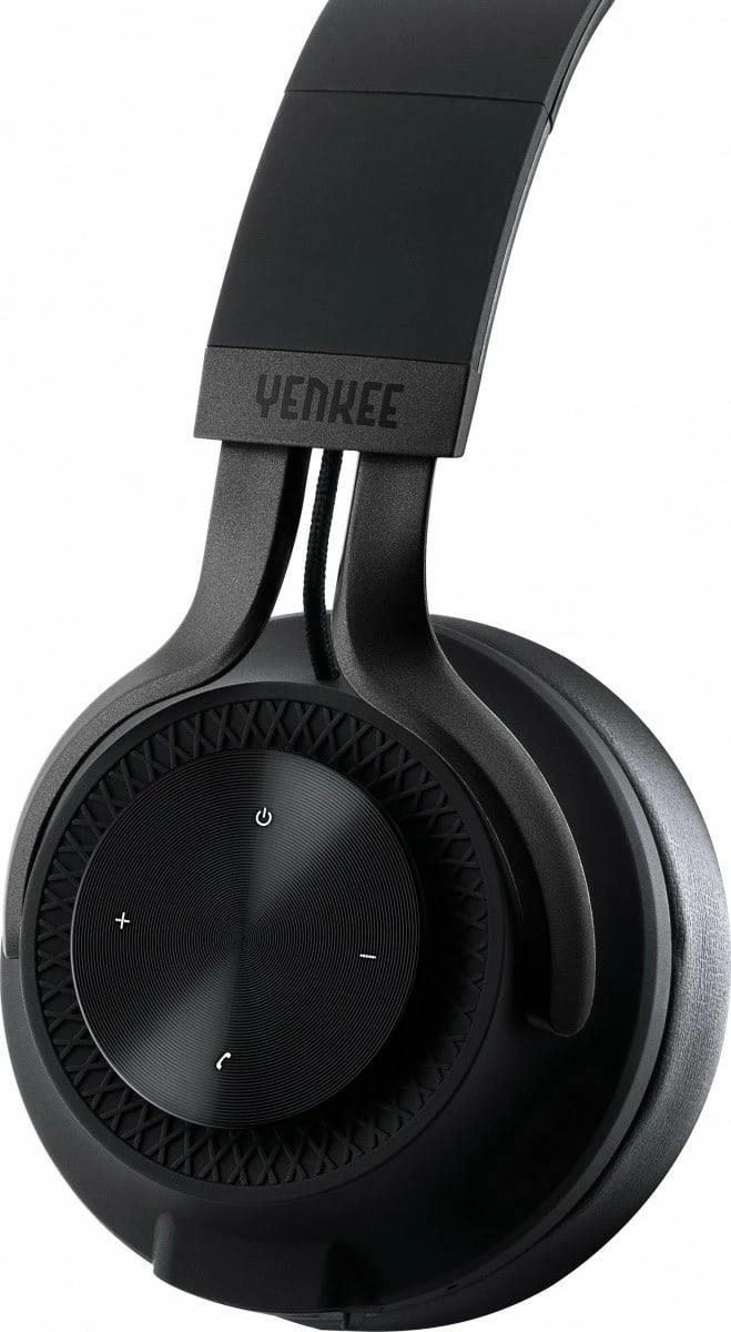 Kufje wireless YENKEE YHP 20BK me mikrofon, të zeza Kufje wireless YENKEE YHP 20BK me mikrofon, të zeza