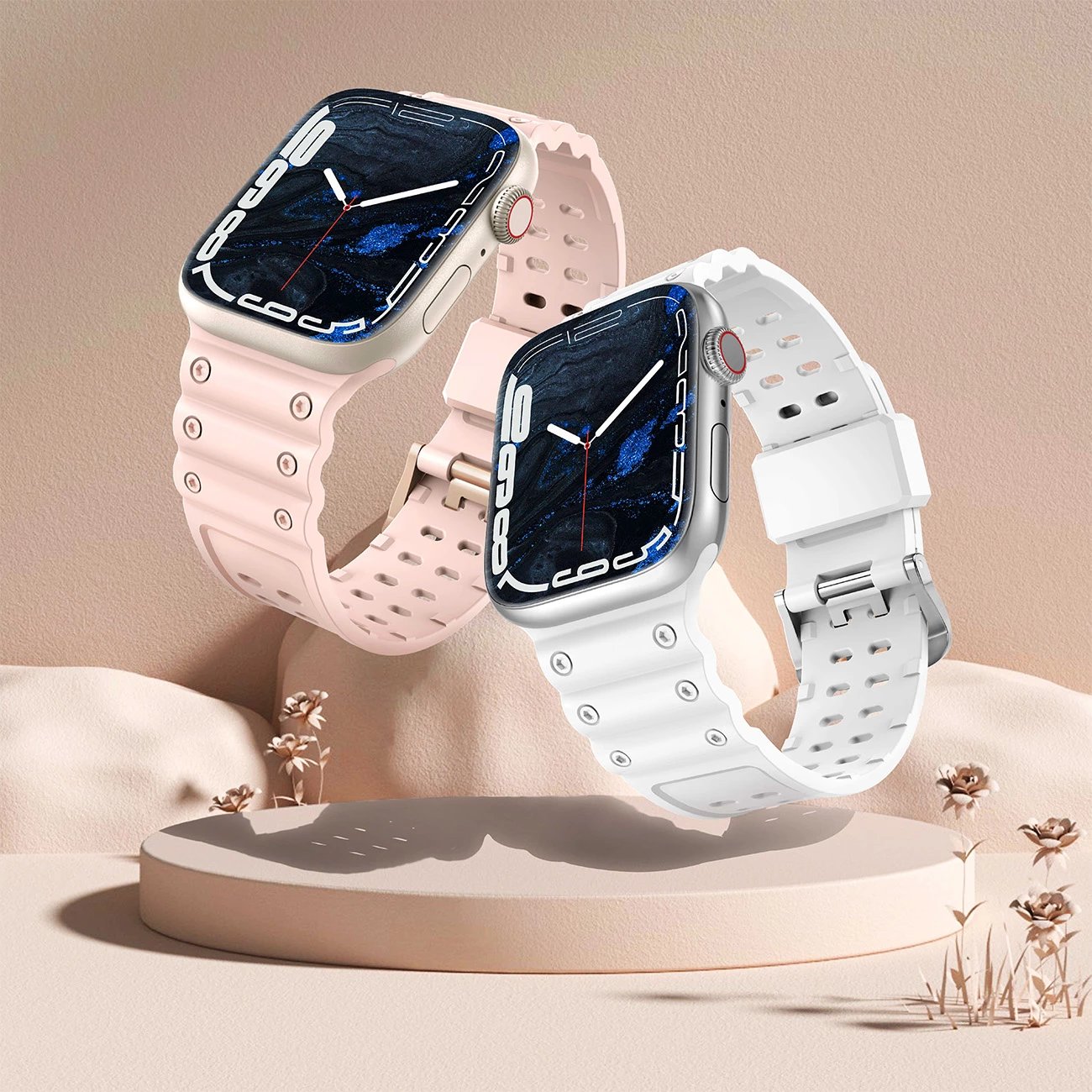 Rrip për Apple Watch Hurtel Strap Triple Protection, 38/40/41mm, i bardhë