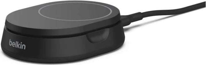 Karikues magnetik Belkin BoostCharge Pro WIA008btBK, 15W, Qi2, i zi