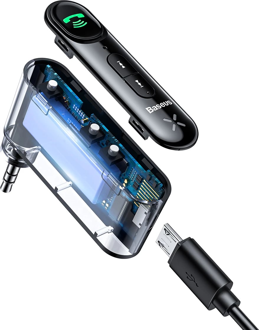 Transmetues Bluetooth Baseus BSBA-02, AUX, Bluetooth 5.0, i zi
