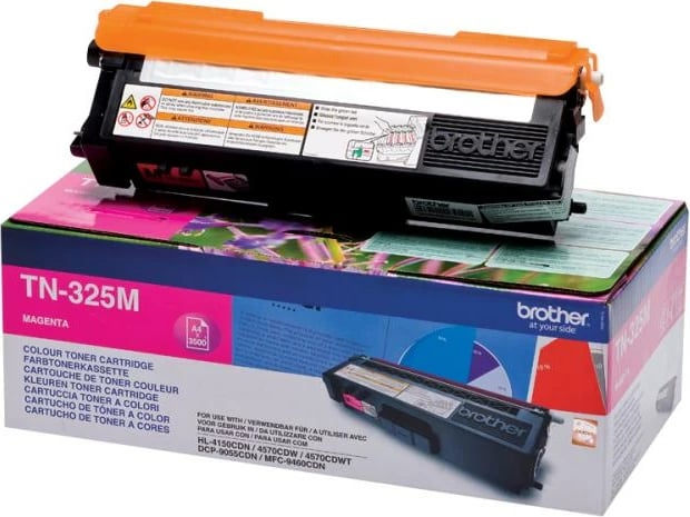 Toner Brother TN-325M rendiment deri 4400 faqe, magenta