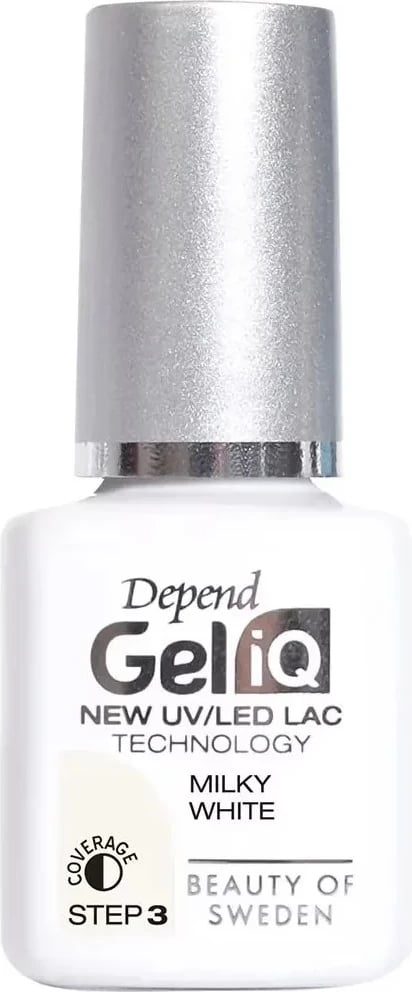 Llak për thonj BETER Depend Gel IQ uniseks Milky White