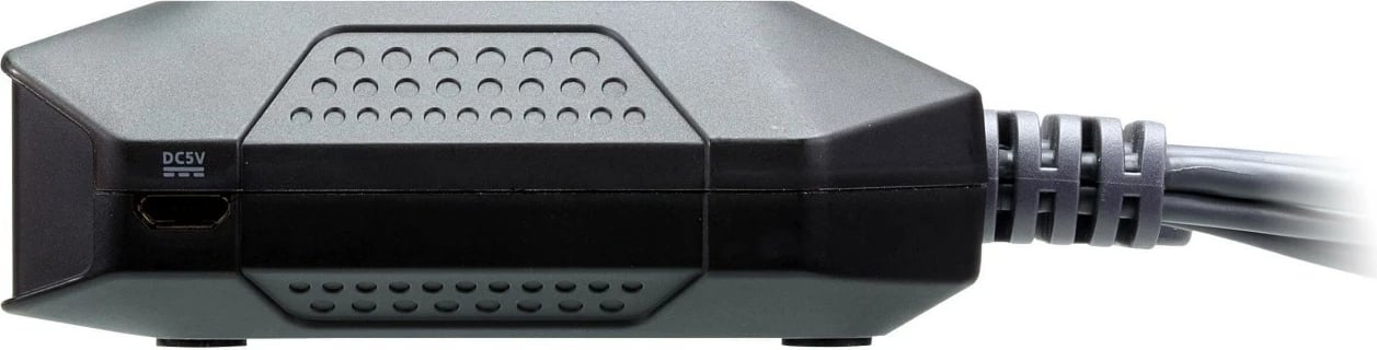 Switch KVM ATEN CS22H, 2 porta USB, HDMI, me selektor të largët, 4K